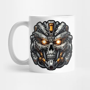 Biomech Skull S01 D12 Mug